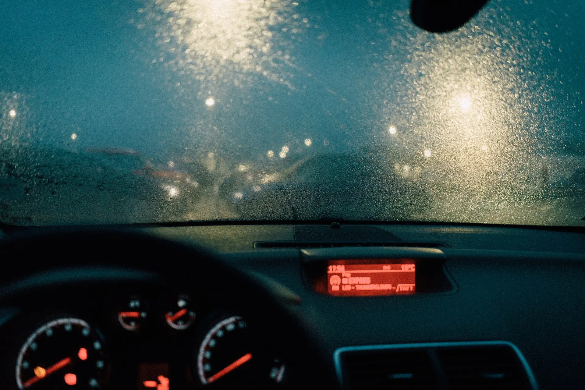 fog marks on windshield