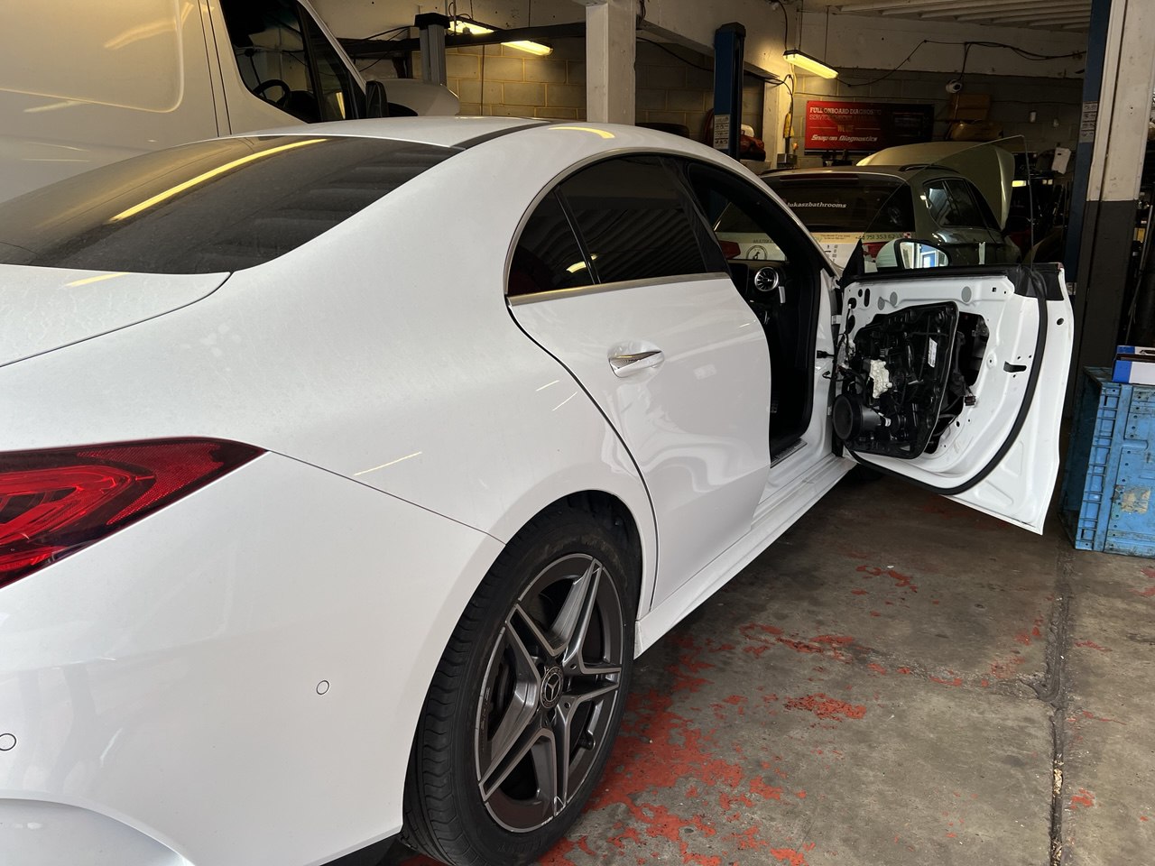 Mercedes CLA OSF Door Lock Replacement