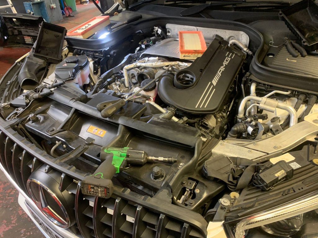 Mercedes  AMG Spark Plug replacement
