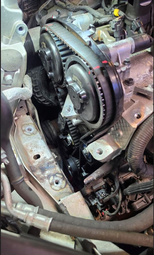 vovlo timing belt replacement